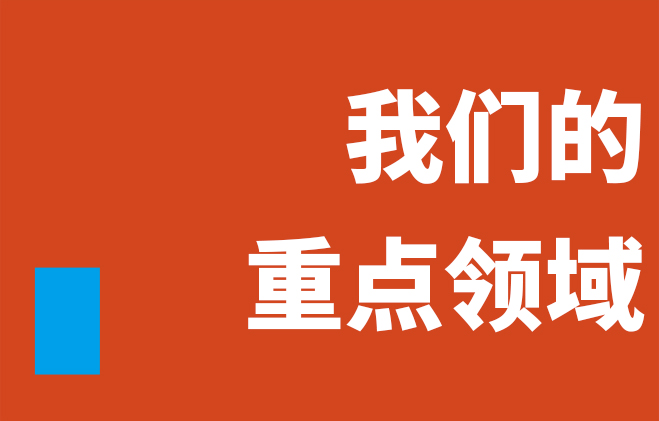 我们的重点领域
